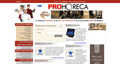 Desktop Screenshot of pro-horeca.be